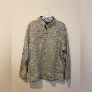 Eddie Bauer Mens XL Heavyweight Radiator Fleece Quarter Snap Pullover